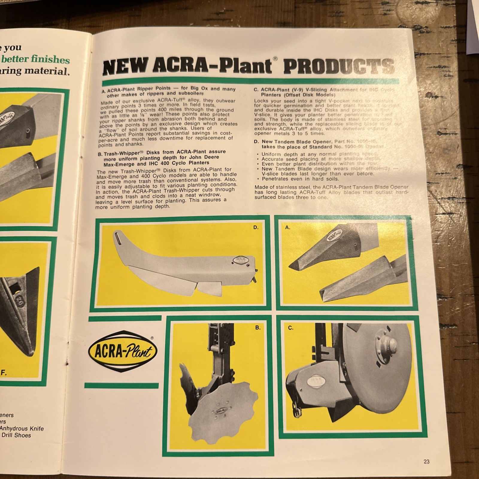 1980 ACRA-Plant Catalog With Price Sheet, Form 176-79