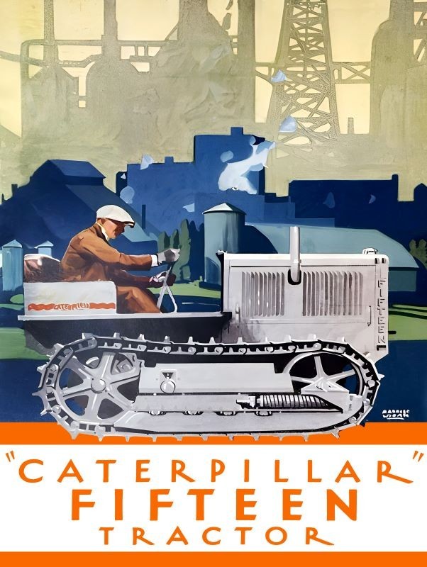 1930 Cat Model Fifteen, 15 Tractor NEW METAL SIGN: 12×16&Prime; Free Shipping