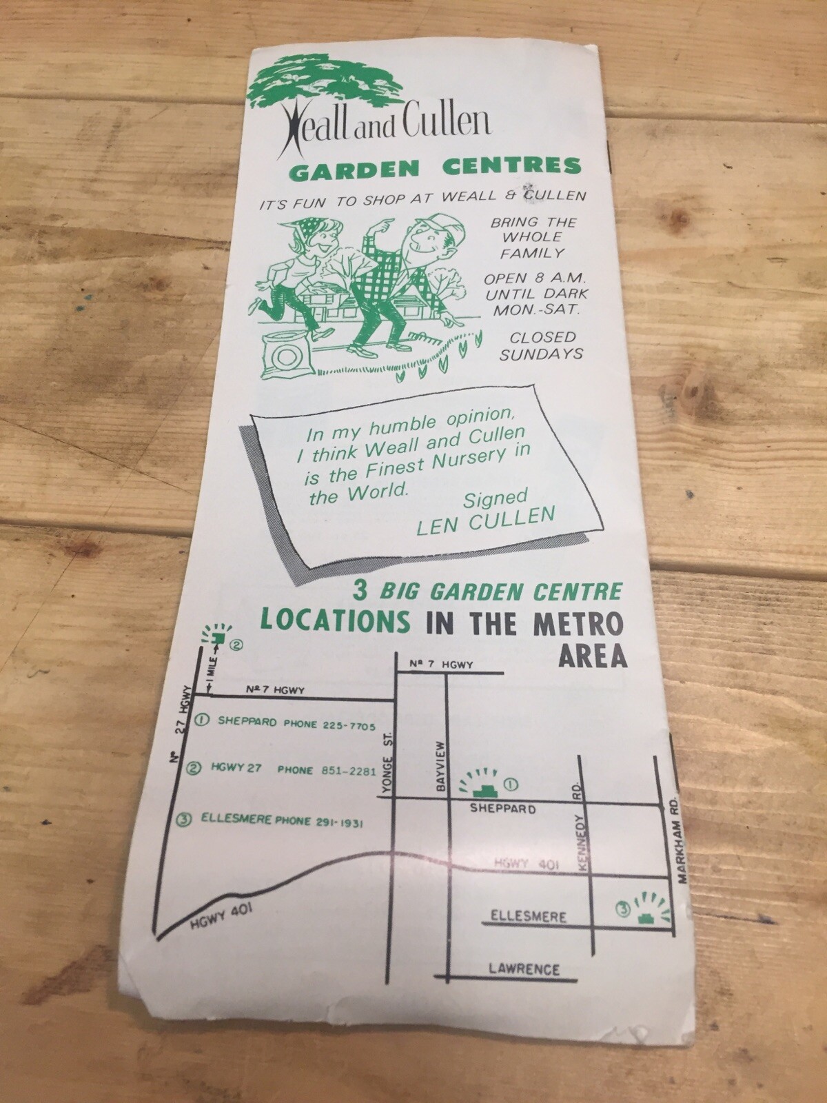 Weall And Cullen Nurseries, Vintage Spring Plant Gardening Brochure Catalogue M1