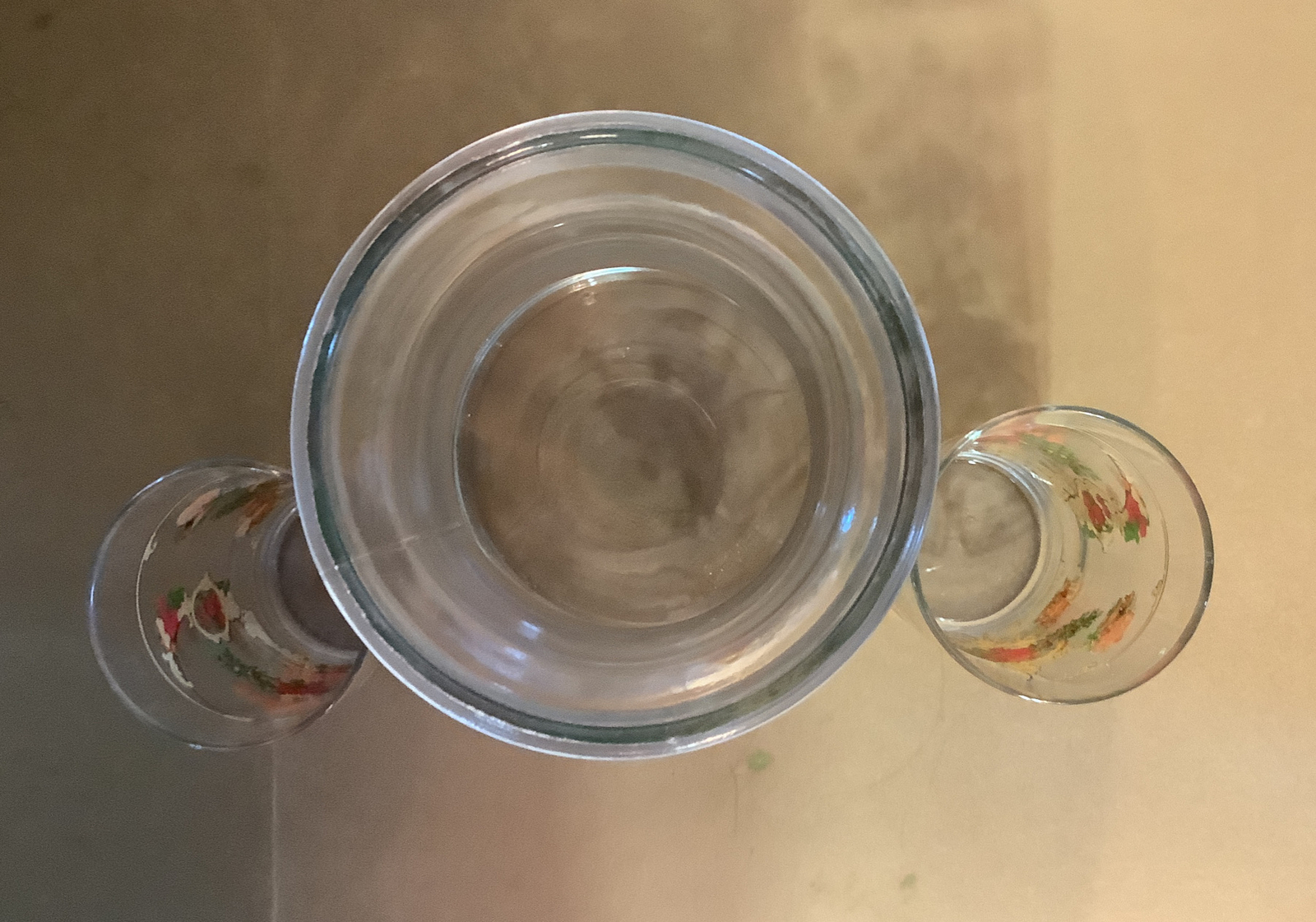 Vintage The Old Farmers Almanac Juice Set Carafe And 2 Glasses