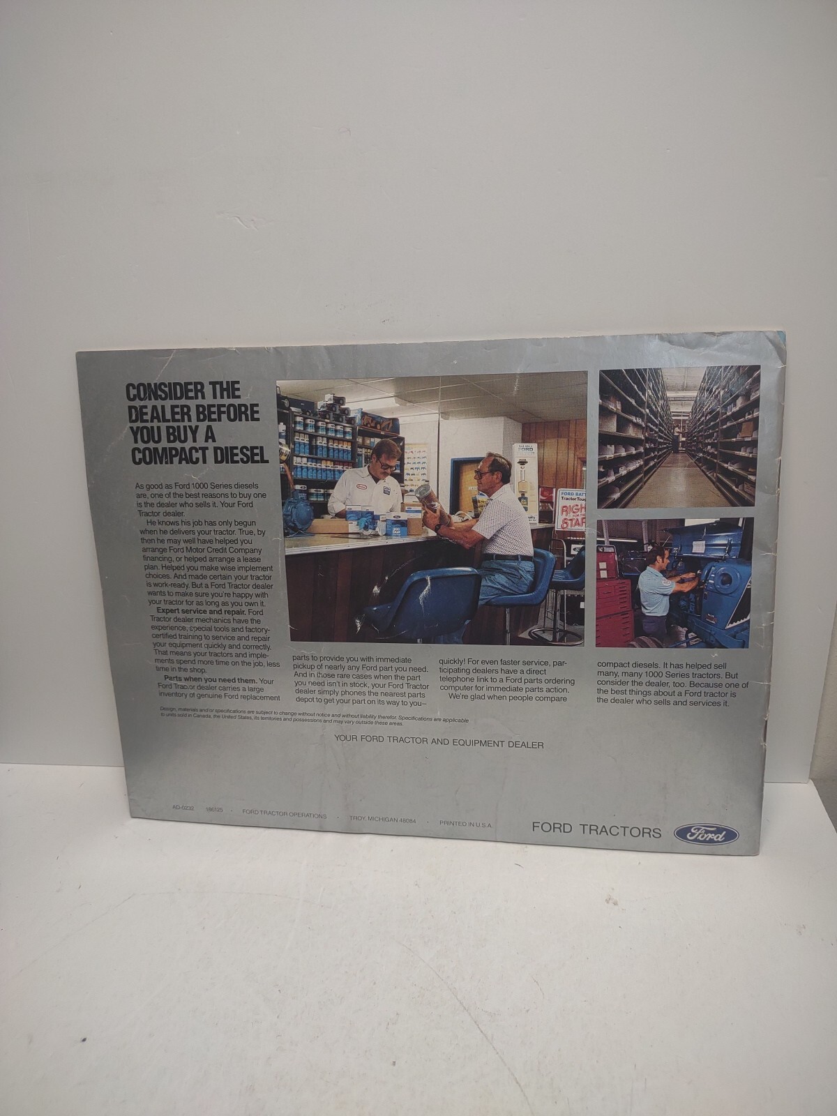 Ford 1110 1210 1310 1510 1710 1910 Tractor Brochure FCCA