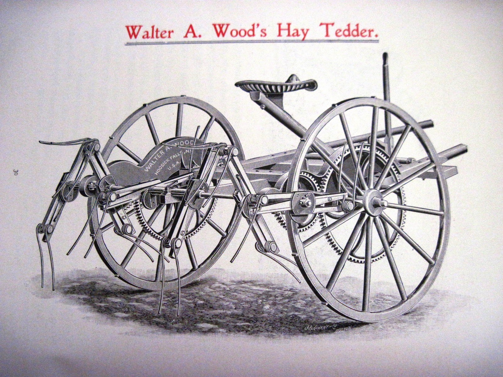 Stunning 1895 « Walter A. Wood » Mowing & Reaping Farm Machine Co.Catalog *
