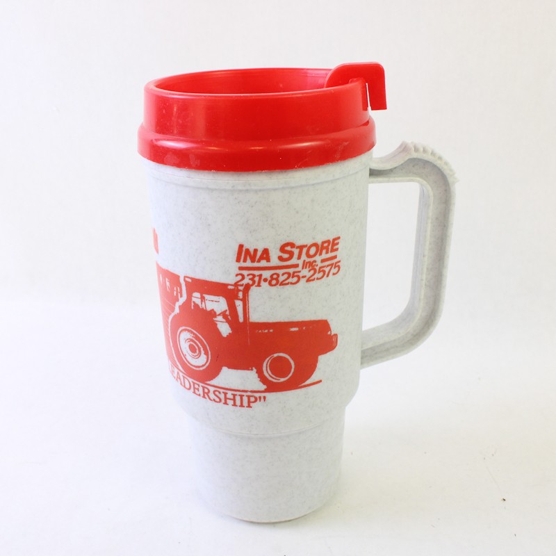 Auto Mate Case IH A Tradition of Leadership Red Tractor Travel Mug