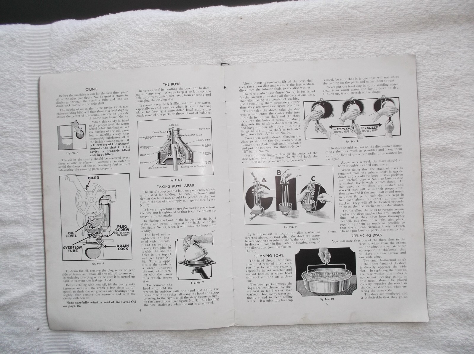 DE LAVAL STERLING SERIES CREAM SEPARATORS INSTRUCTION MANUAL F.1973-8-35