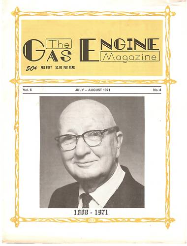 July / August 1971 Gas Engine Magazine, Butterfield Steam and Gas Engine Show