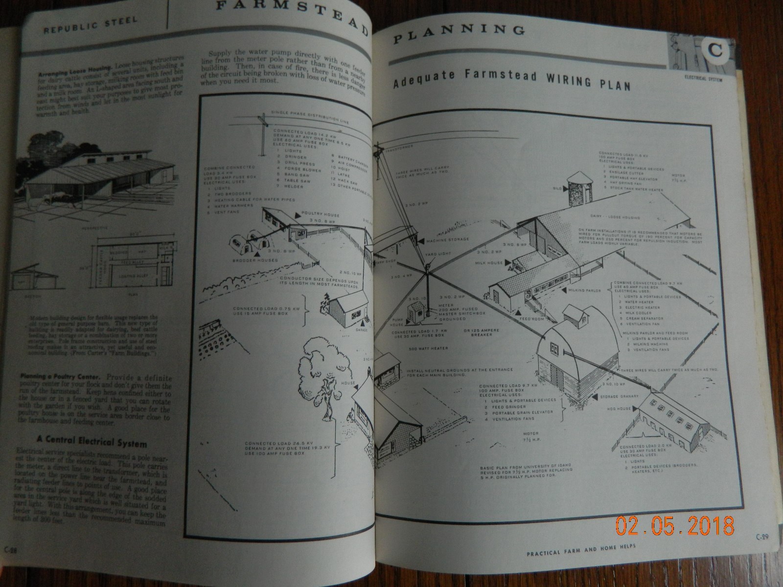 REPUBLIC STEEL CHICAGO,ILLINOIS PRACTICAL FARM AND HOME HELPS BOOK 1957