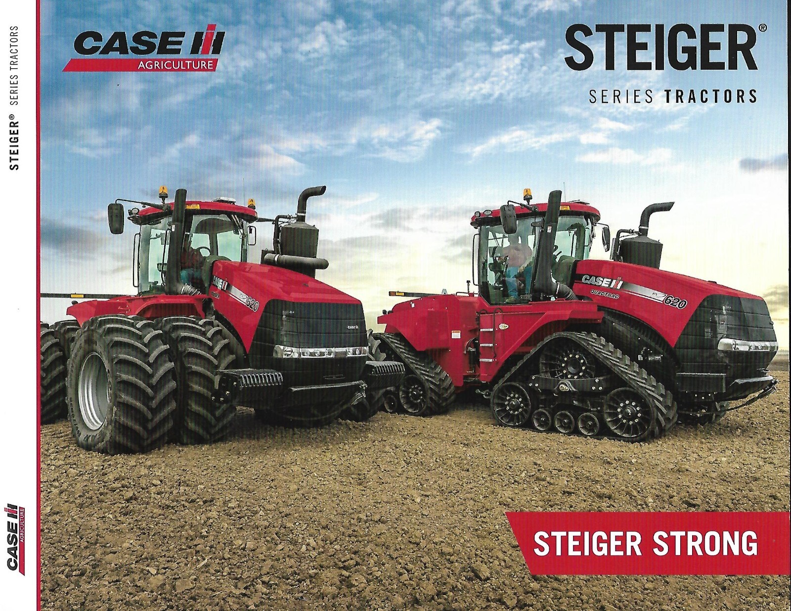 Farm Tractor Brochure – Case IH – 370 620 et al Steiger series – c2017 (F9031)