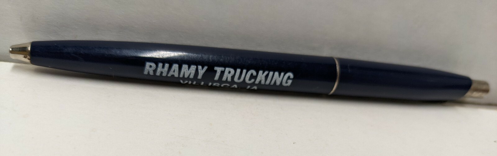Vintage Rhamy Trucking Villisca Iowa IA Advertising Pen
