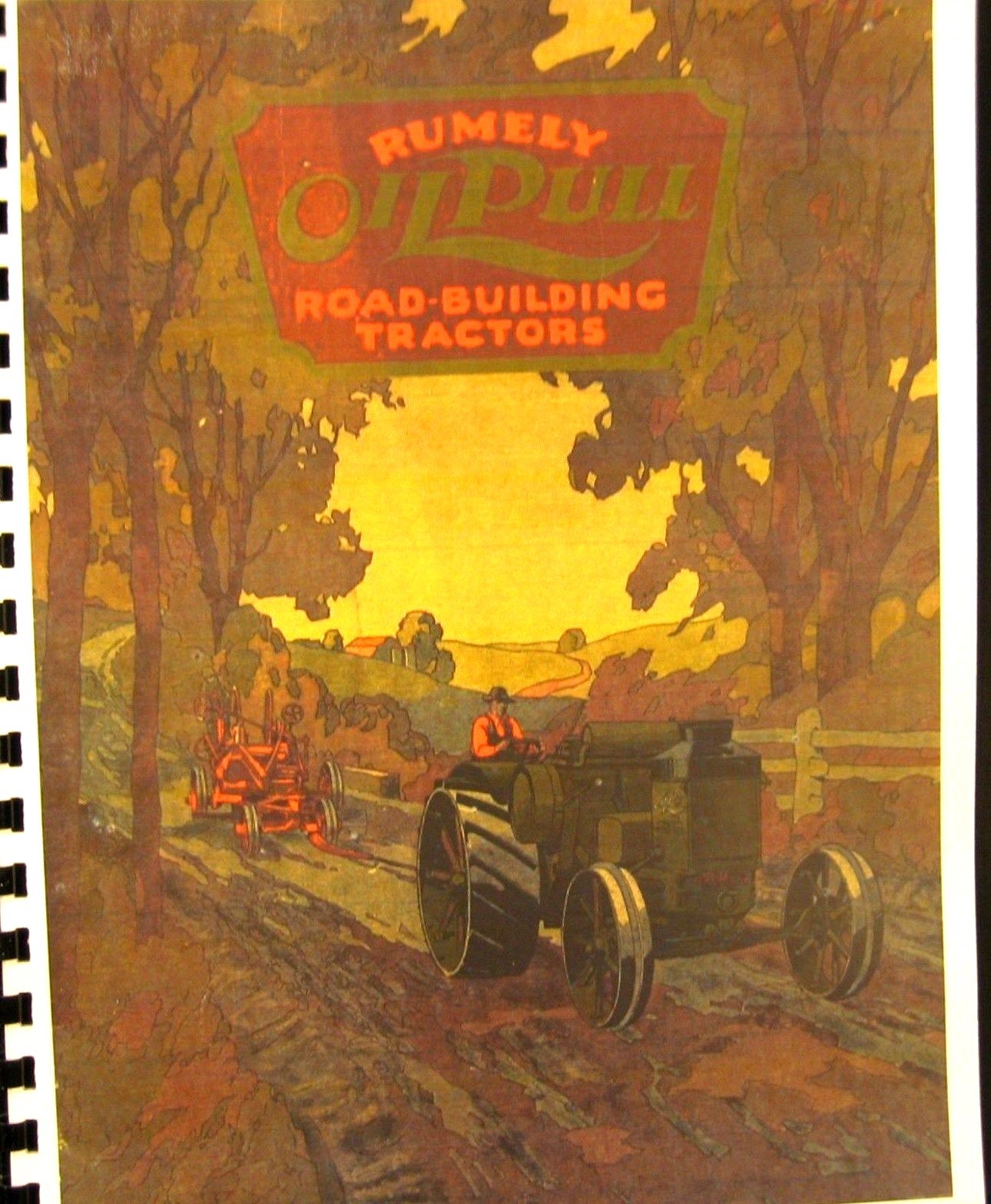 Advance- Rumely Vimtage OIL PULL Road Building Tractor Sales Catalogue