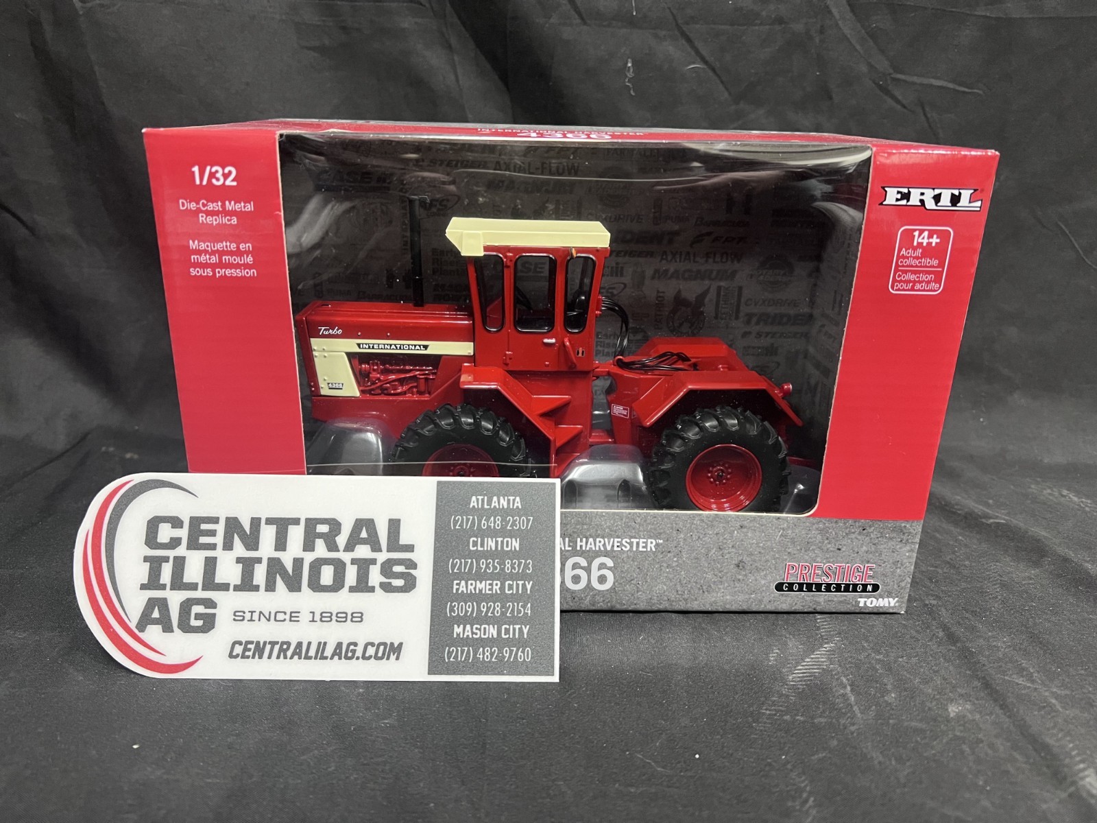 CASE IH 4366 INERNATIONAL HARVESTER 1/32 SCALE DIE-CAST METAL REPLICA ZFN44431