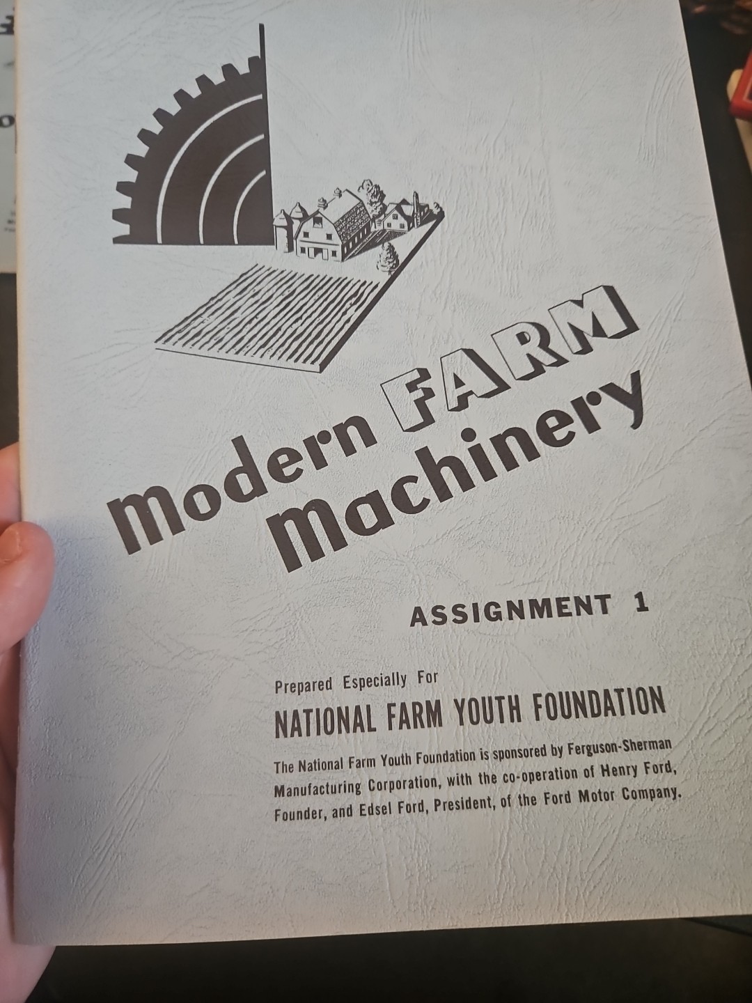 Set Of 5 Modern Farm Machinery Assignment 1-5 National Farm Youth 1941 Vintage