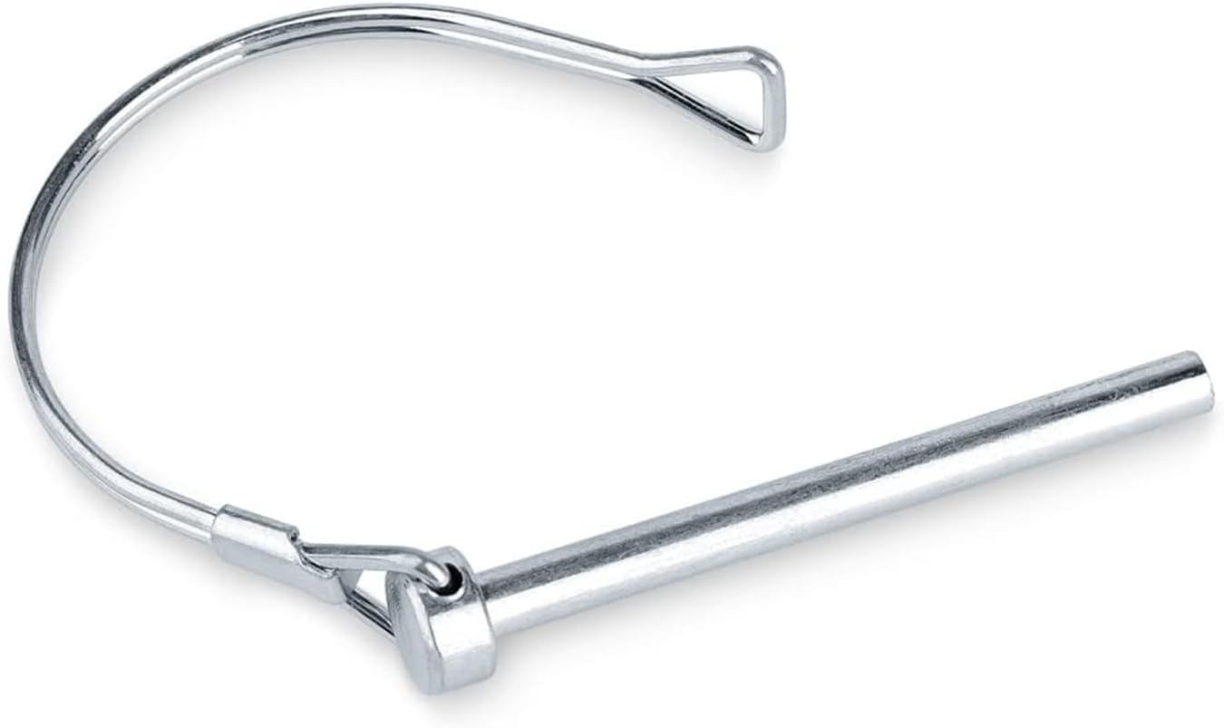 8 Pack Trailer Hitch Pin 1/4 x 4inch Wire Lock Pin Hitch Pin Clip Safety Pin …