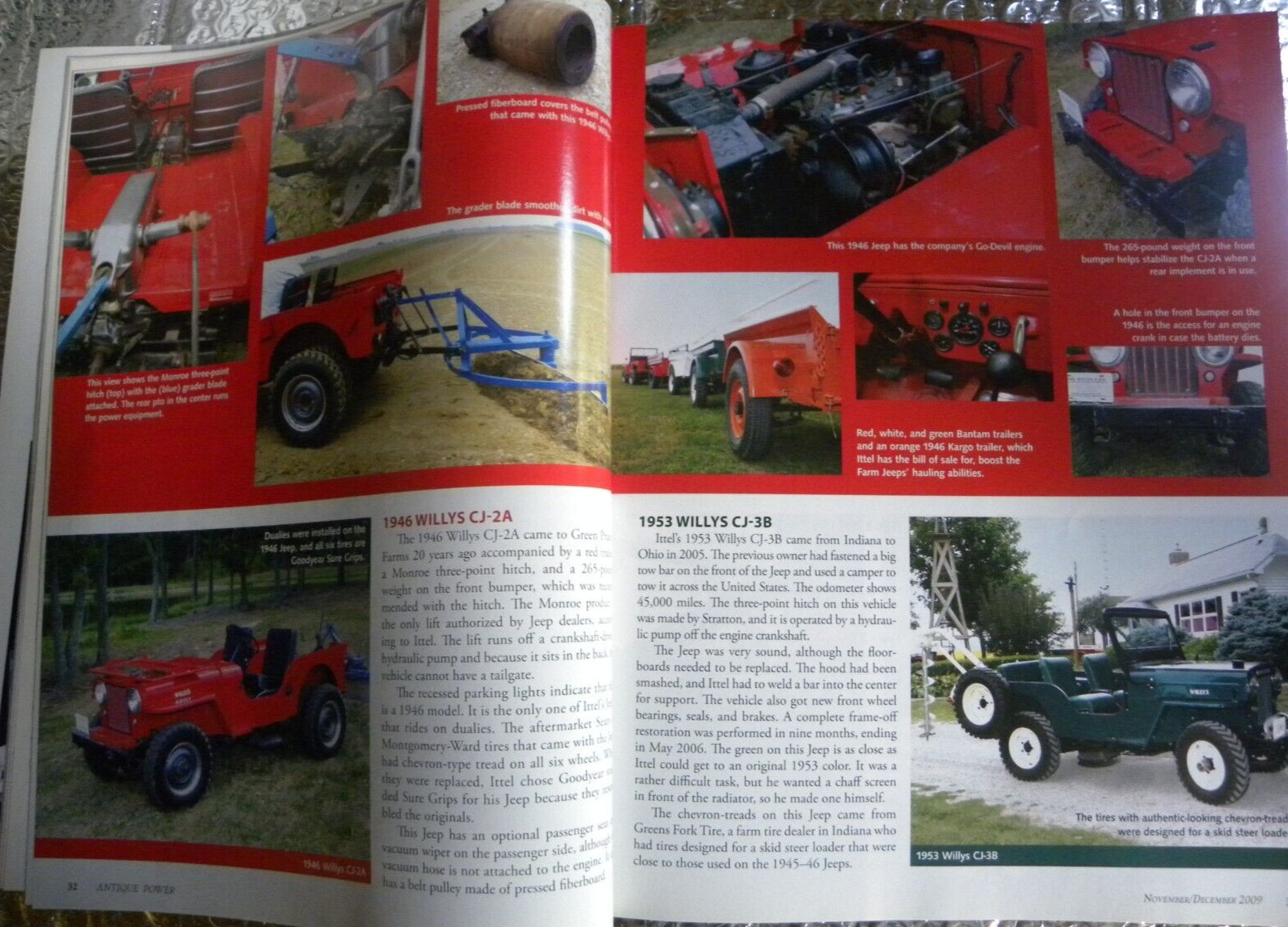 ANTIQUE POWER Magazine November December 2009 Century Tractor