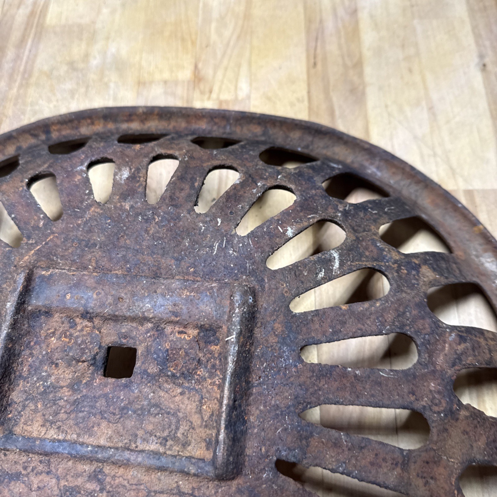 Vintage Deering Cast Iron Tractor Seat Antique Farm Equipment