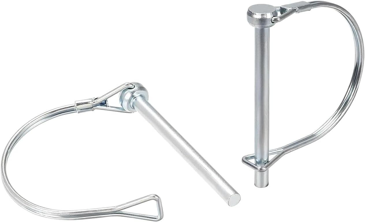 8 Pack Trailer Hitch Pin 1/4 x 4inch Wire Lock Pin Hitch Pin Clip Safety Pin …