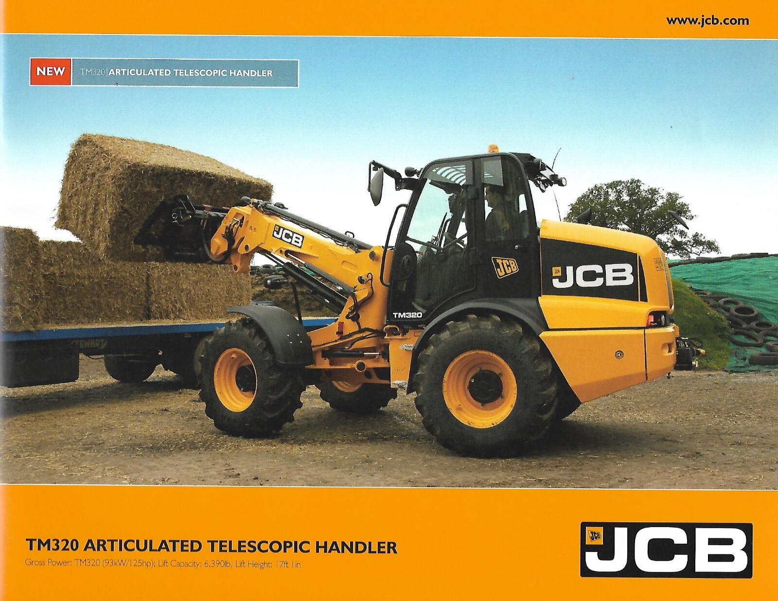 Farm Equipment Brochure – JCB – TM320 – Articulated Tele Handler – c2013 (F7970)