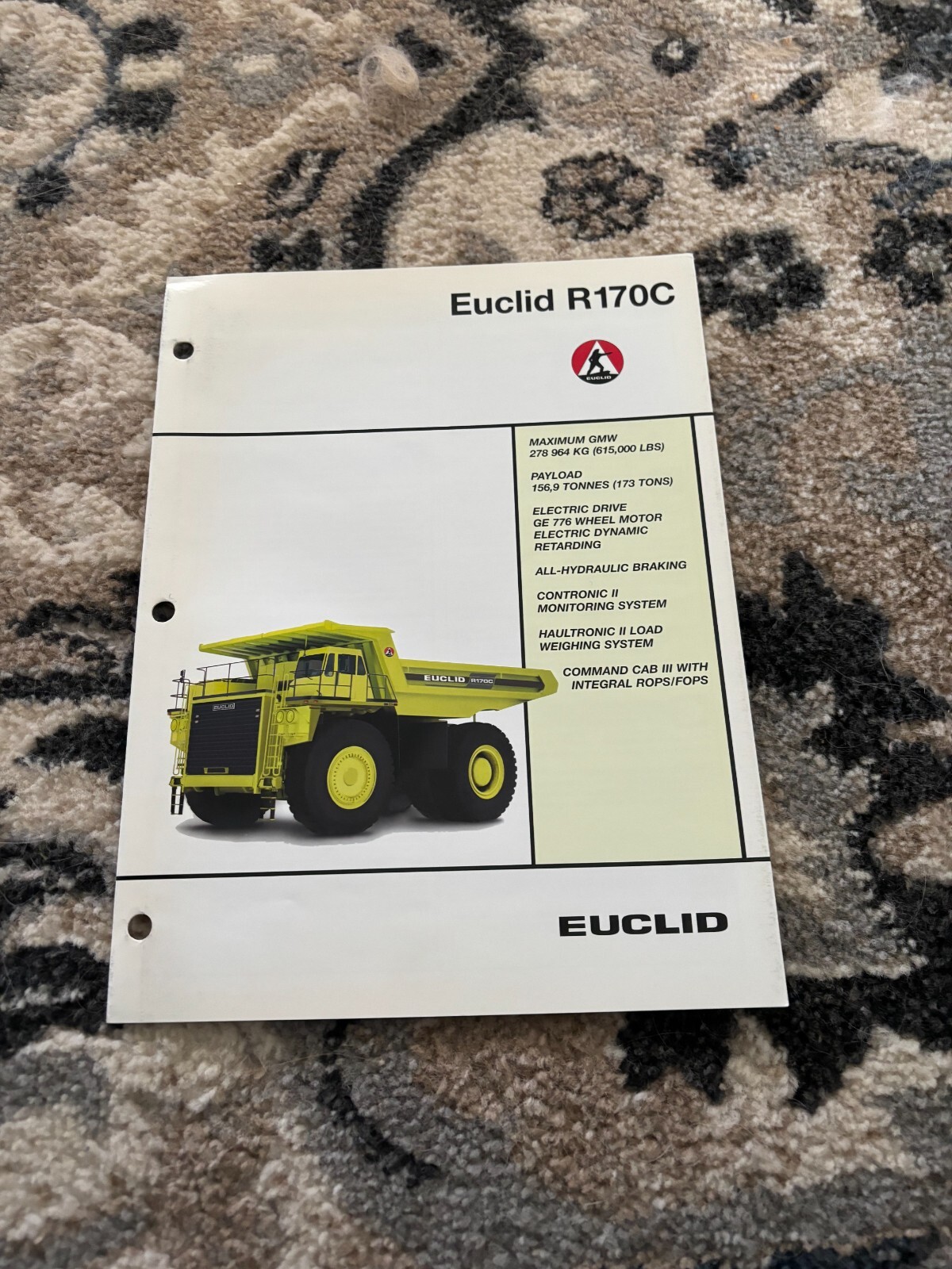 Euclid R170C Mining Truck Brochure FCCA24