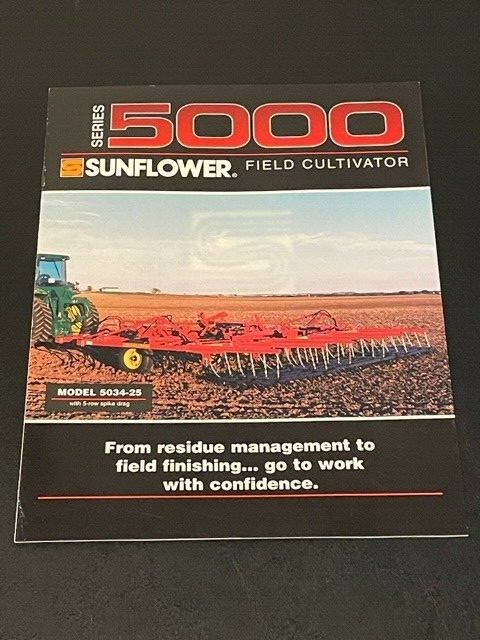 Sunflower Series 5000 Field Cultivator & 9000 Grain Drill Dealer&rsquo;s Brochure