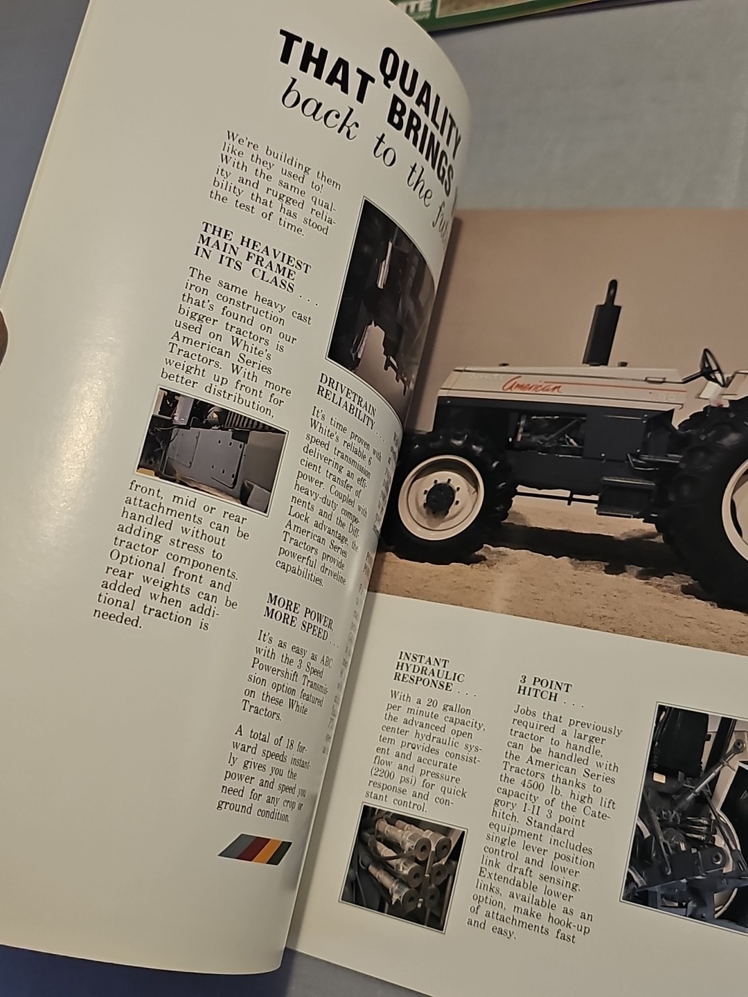 White American Series Tractor Brochure Sales Literature 6pgs