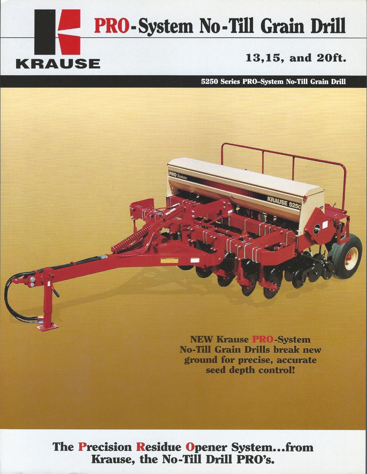 Farm Implement Brochure – Krause – Krause – 5250 series PRO Grain Drill (F5303)