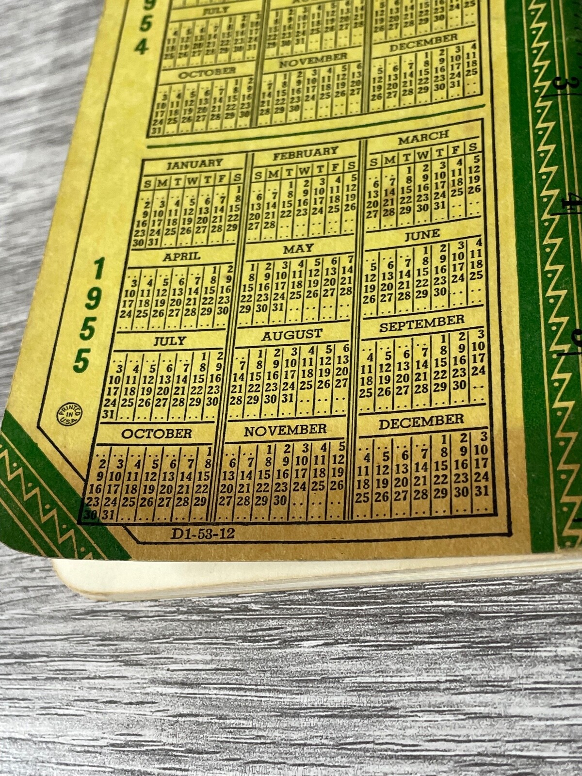 Farmer&rsquo;s Pocket Ledger Newark Ohio 6.5&Prime; x 3.5&Prime; Harvester & Daugher 1954-55 Unuse