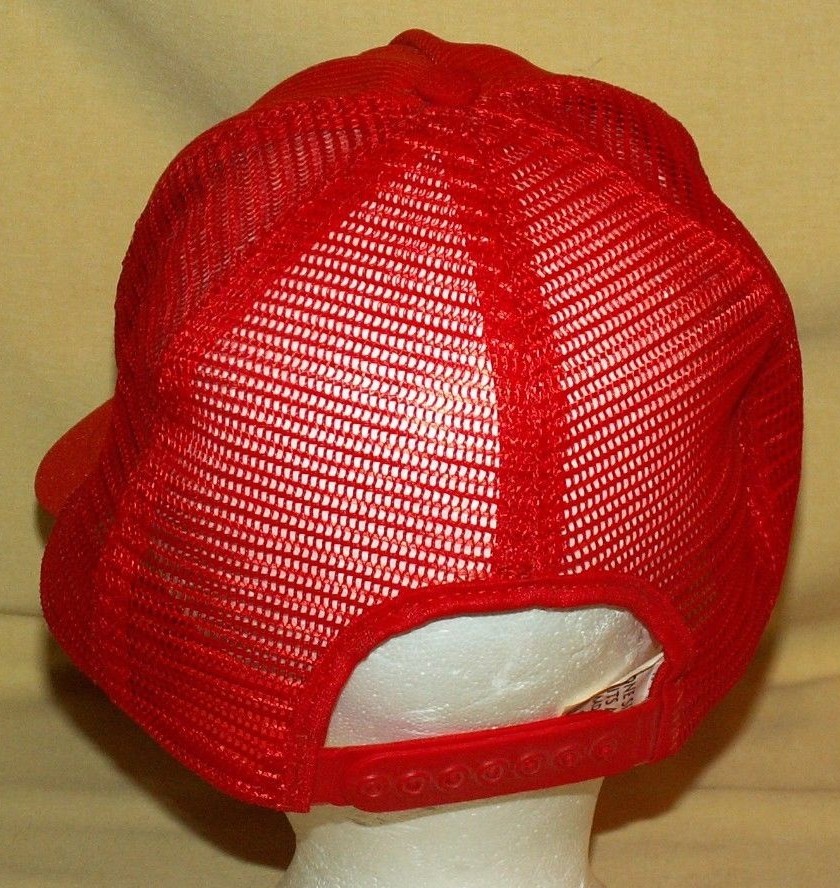 FARMER HAT AMERICAN BY BIRTH BY CHOICE TRACTOR FARM BASEBALL BALL CAP VINTAGE.