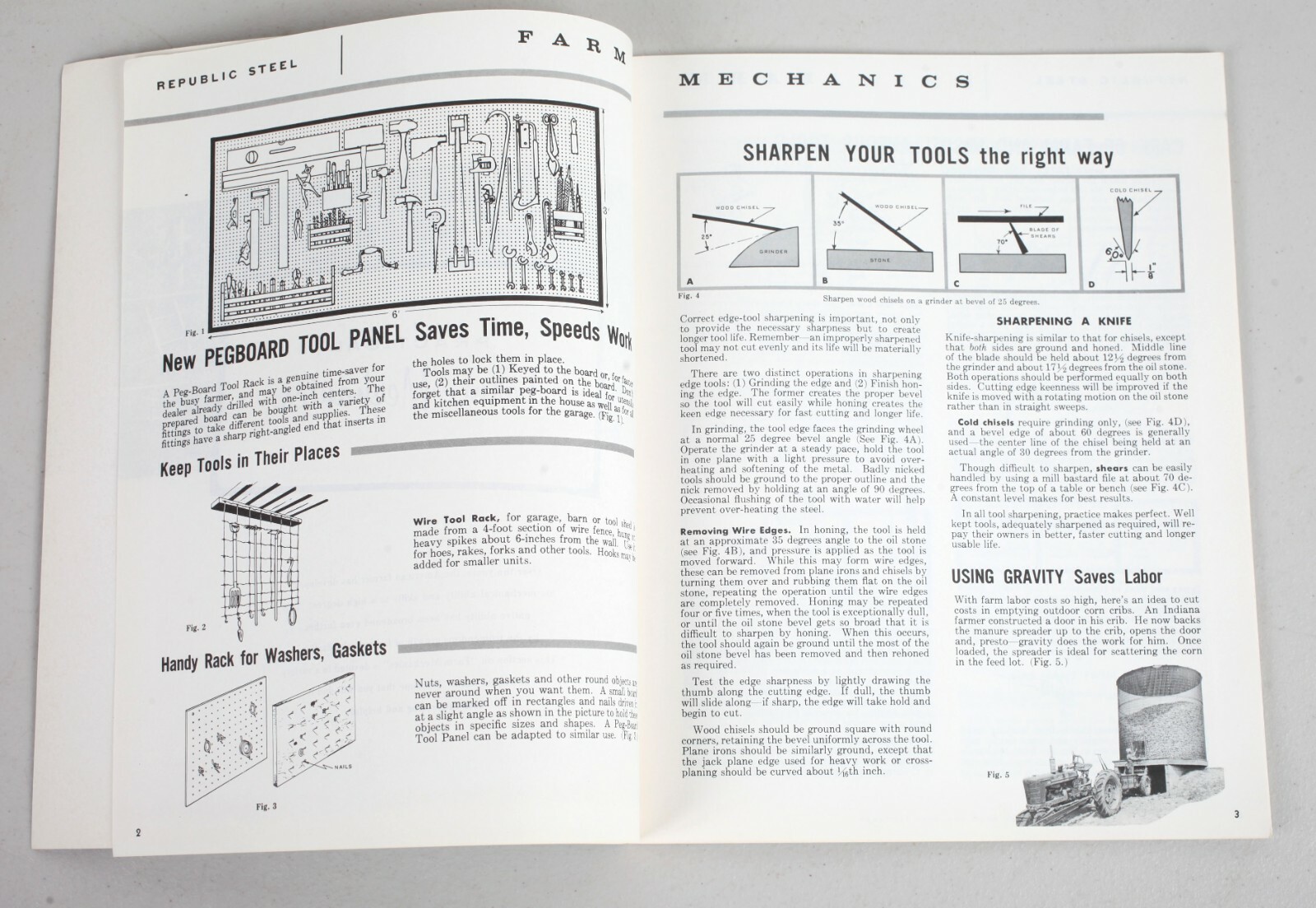 Vintage 1950s Republic Steel Wire Division Farm Mechanics & Fencing Catalog