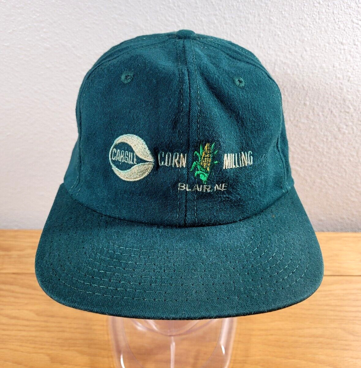 VINTAGE Cargill Hat Cap Adult Adjustable Snapback Corn Milling Blair Nebraska