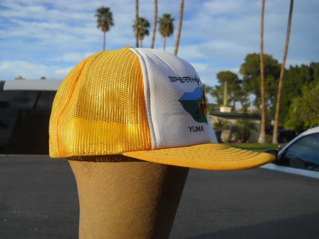 Vintage Sperry New Holland Swather Yuma Roll AZ Mesh Snapback Trucker Farmer Cap