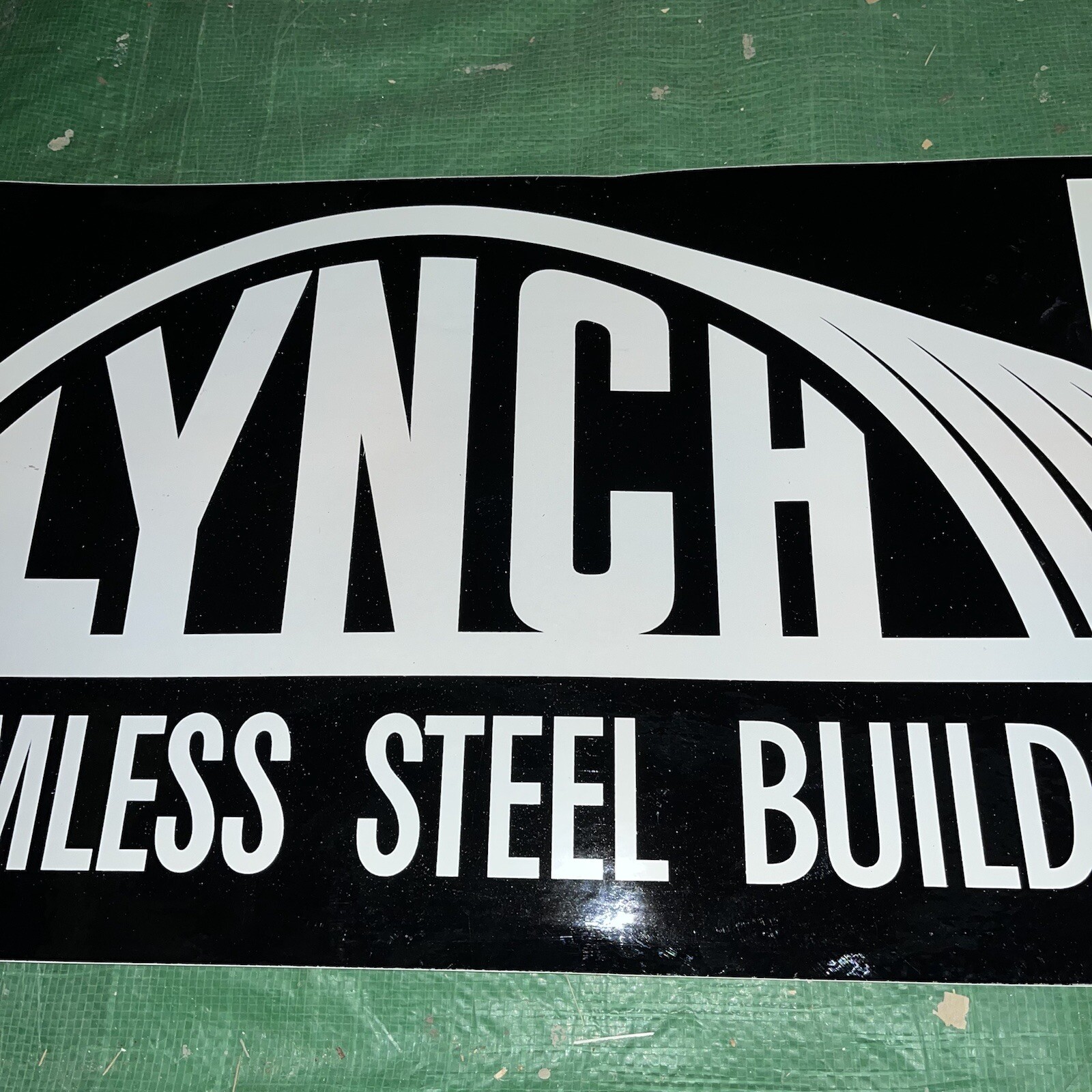 Vintage Lynch Seamless Steel Buildings – Sticker Decal 12”x24”