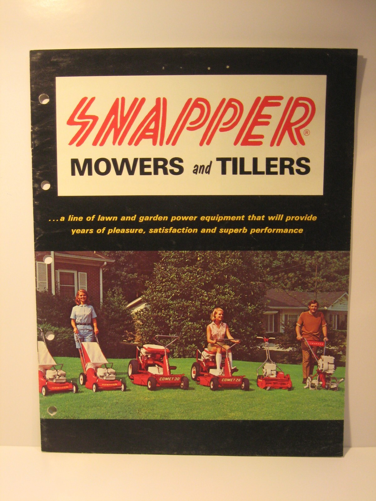 Snapper Mowers And Tillers Sales Brochure Old McDonough