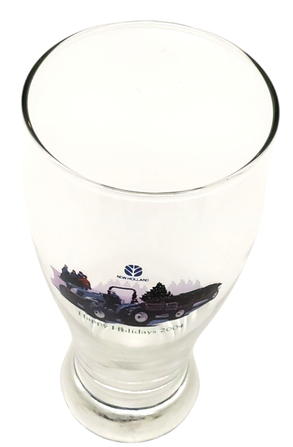 New Holland – Happy Holidays 2004 Pilsner Glass(es) Tractor with Christmas Trees