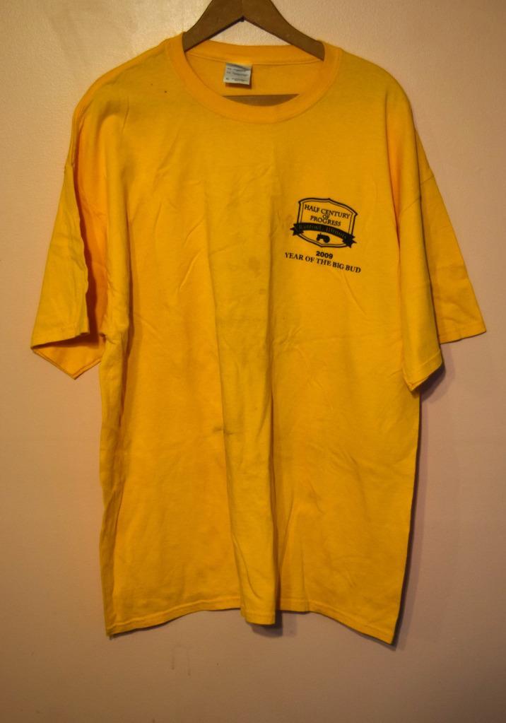 2009 Rantoul Illinois Big Bud McCormick Tractor Half Century Progress T Shirt XL
