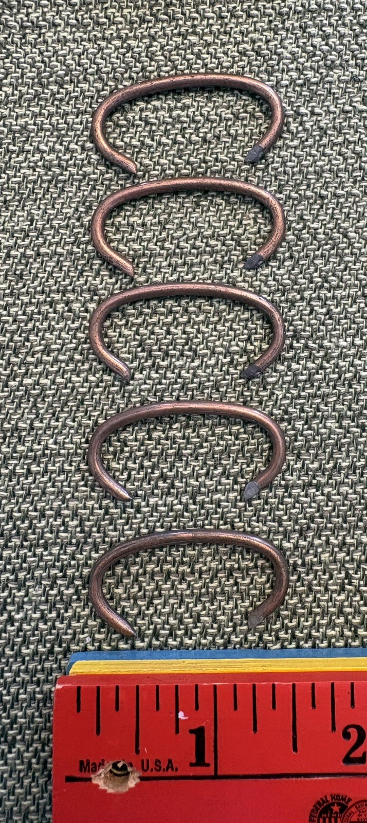 Nose Rings – 1.5 Inch Genuine Wm E. Pratt – Hog Rings – Est 1872 – Seymour, Ind.