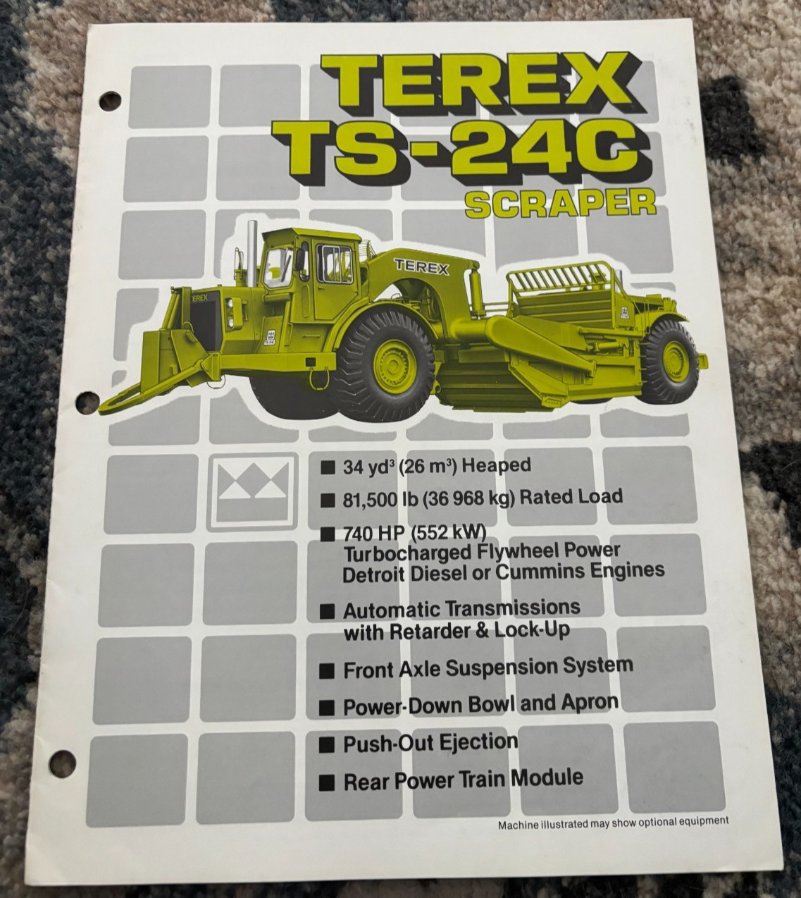 Terex TS-24C Scraper Brochure DCPA26