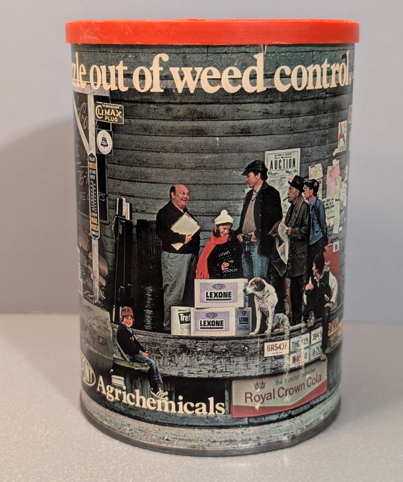 Vintage DuPont Weed Control Puzzle – Agrichemicals Puzzle Ad Promo Canister Can