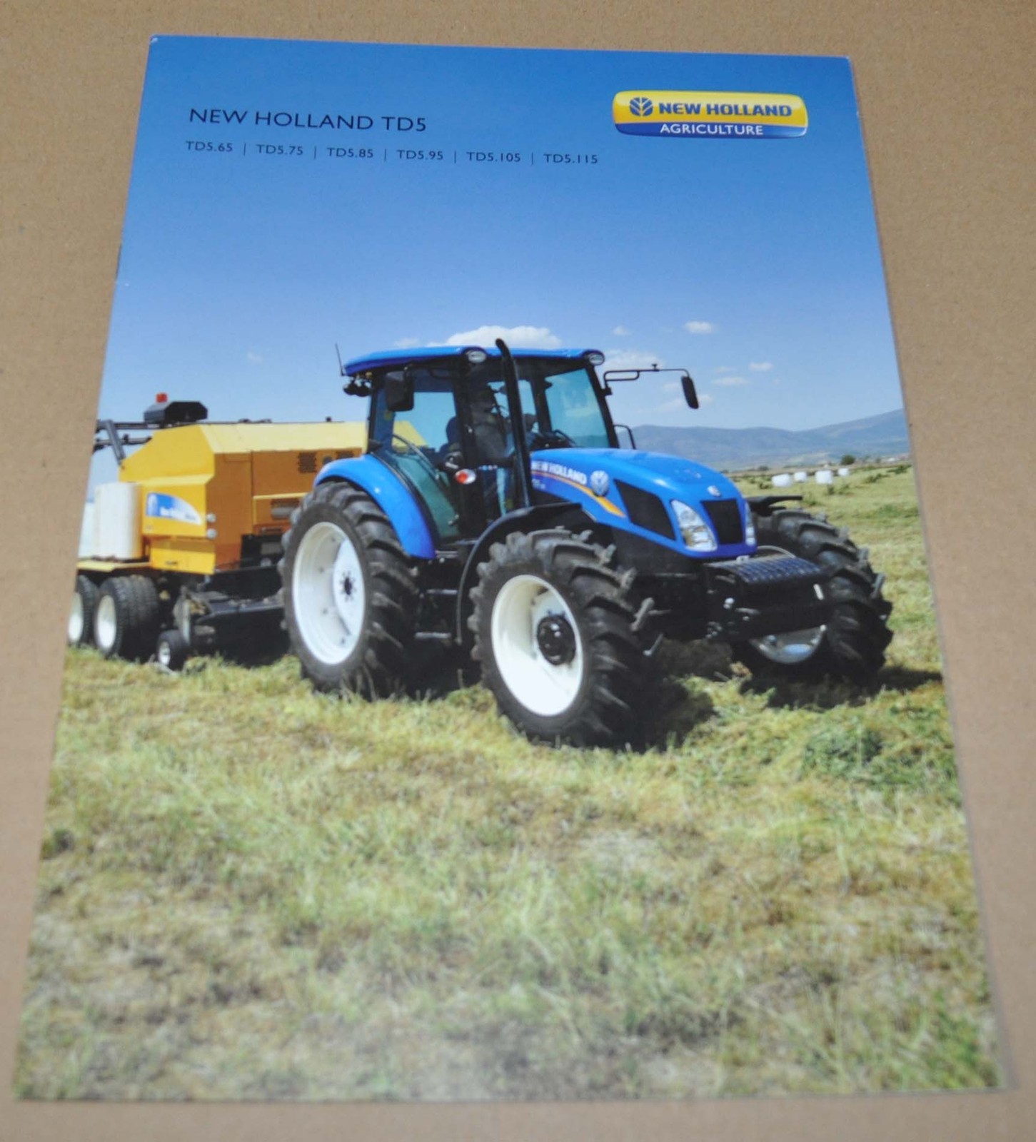 2013 New Holland TD5 Series Tractor Brochure Prospekt DE