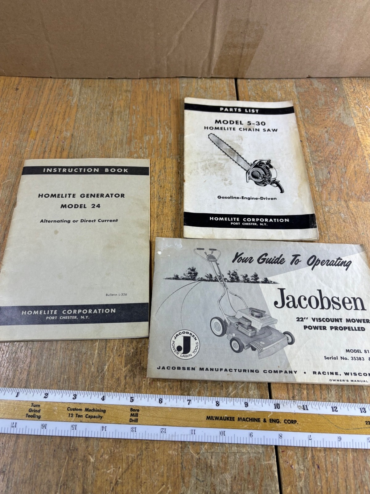 1960s Homelite One Man Gasoline Chain Saws Dealer Brochure