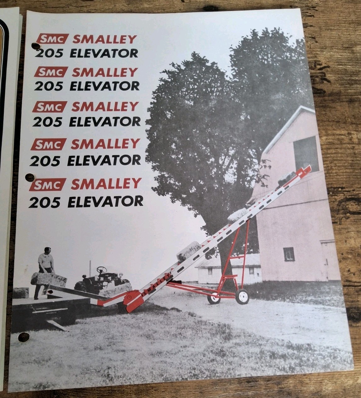SMC Smalley 205 Elevator And Bale Handling Systems Brochures With Price Lists