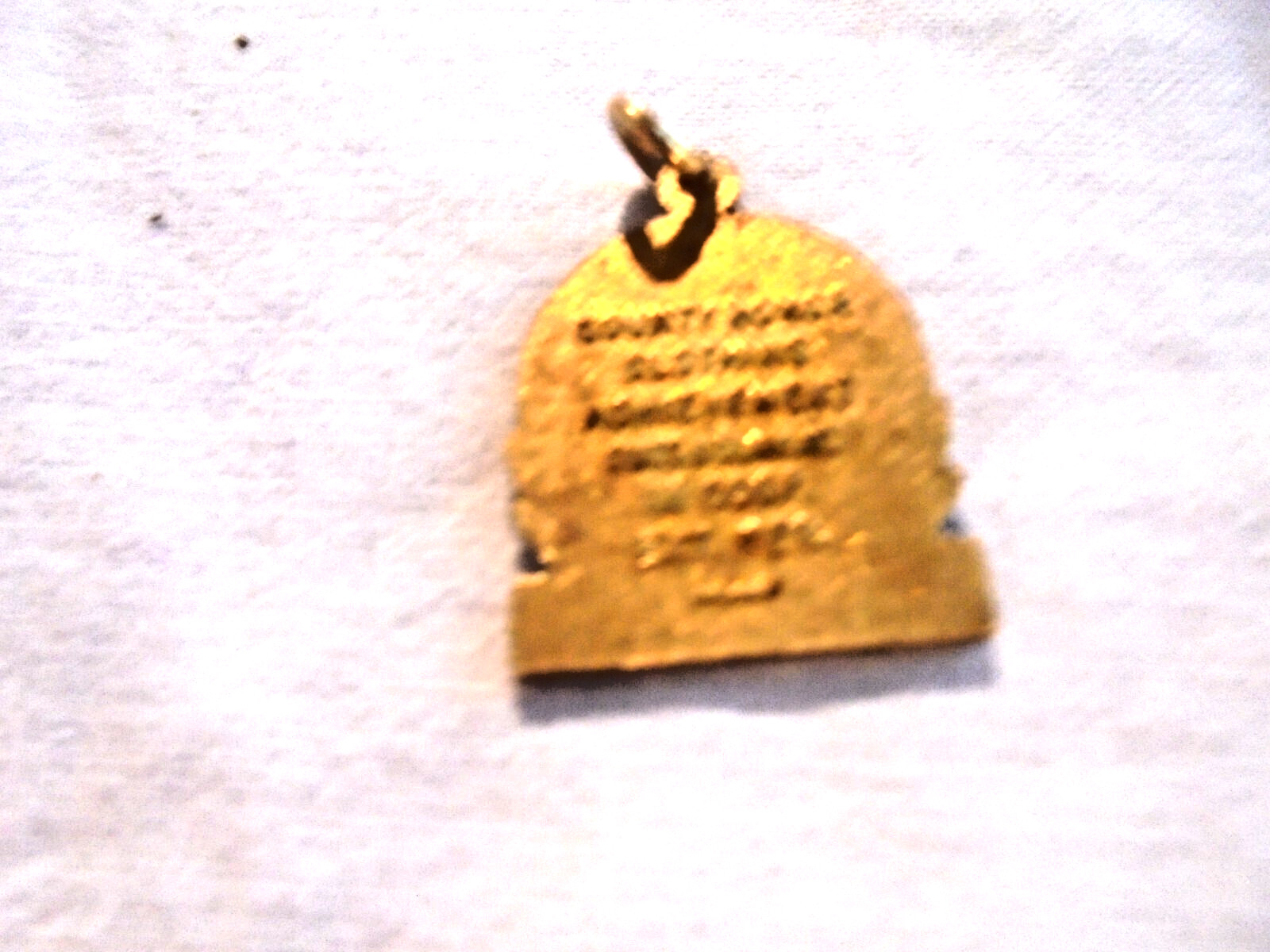Vintage 4H Club Clothing Gold Filled Charm in the Original Box