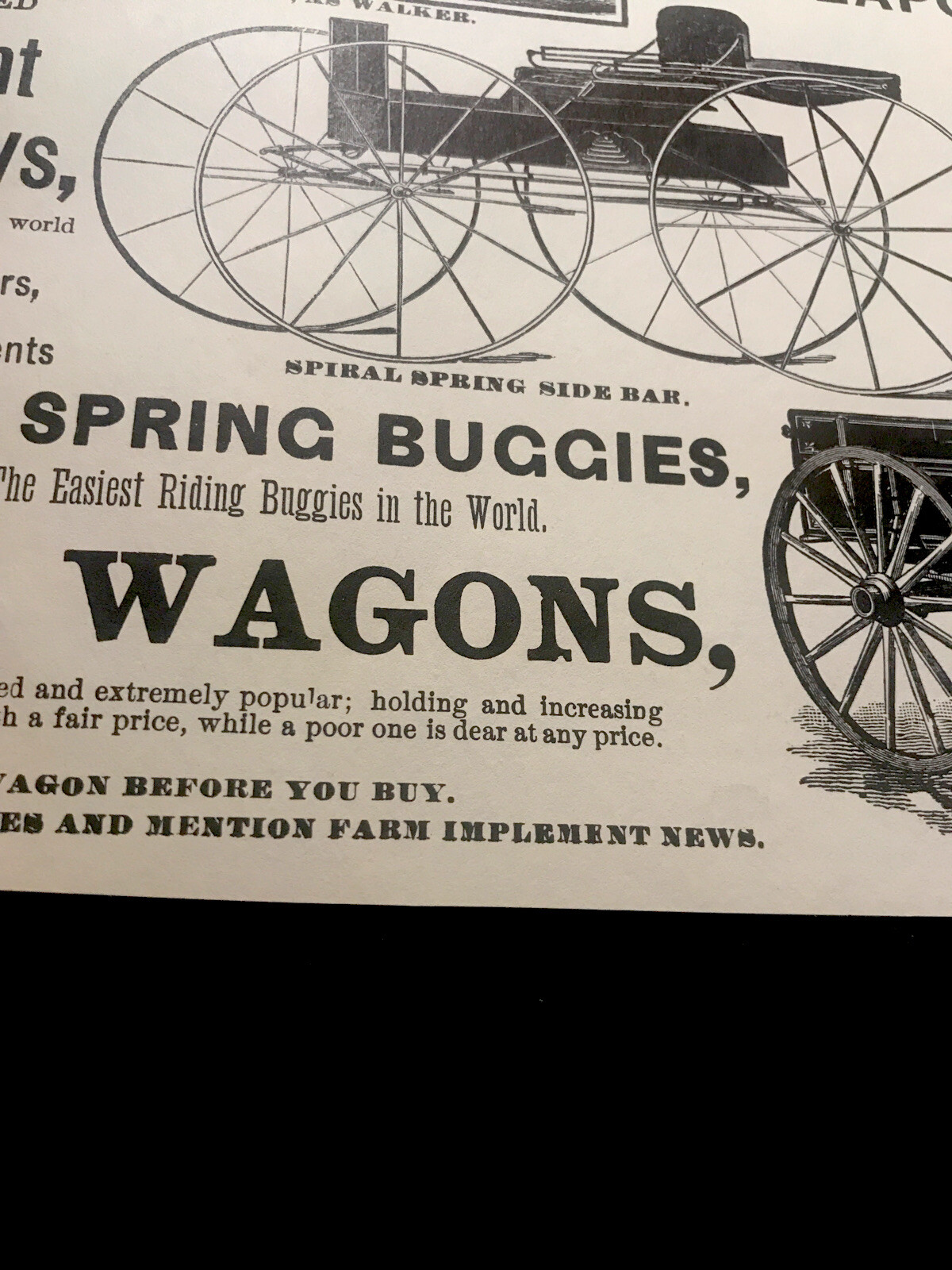 1889 Smith Wagon & Implement Farm Advertising – Minneapolis – Minnesota