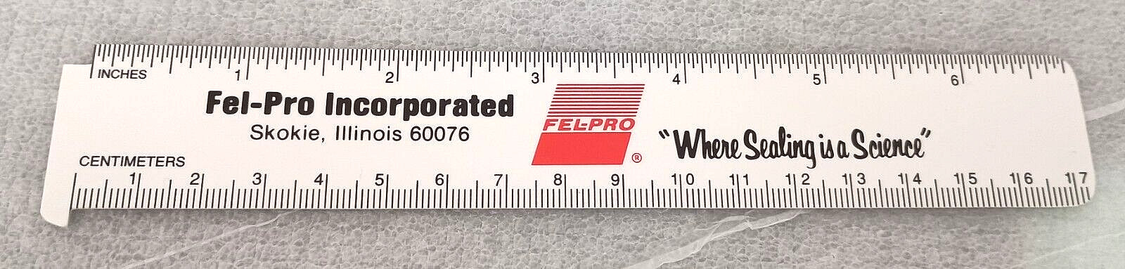 2 Fel-Pro Inc. Plastic Idus. Gaskets Slide Ruler Promo 1980s NOS New Skokie Il