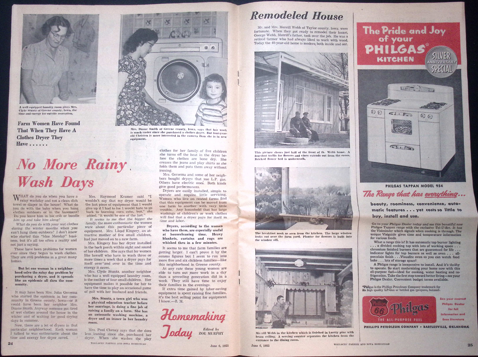Wallace&rsquo;s Farmer and Iowa Homestead June 6, 1953