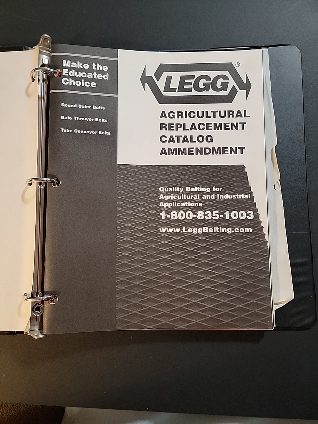 LEGG COMPANY, INC. EQUIPMENT CATALOG/ADVERTISING
