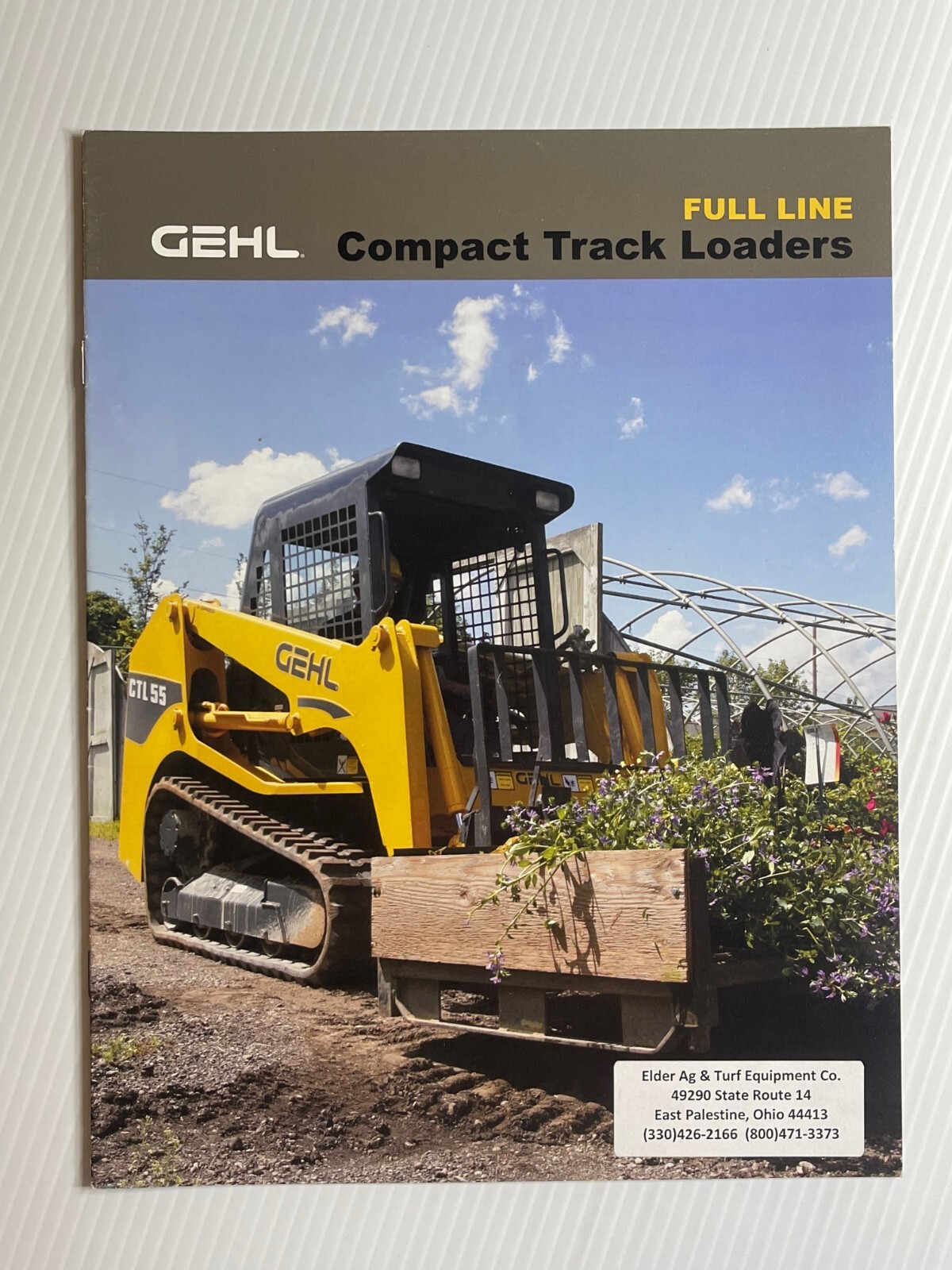 GEHL Compact Track Loaders Sales Brochure *2008 (Showroom Sales Book)