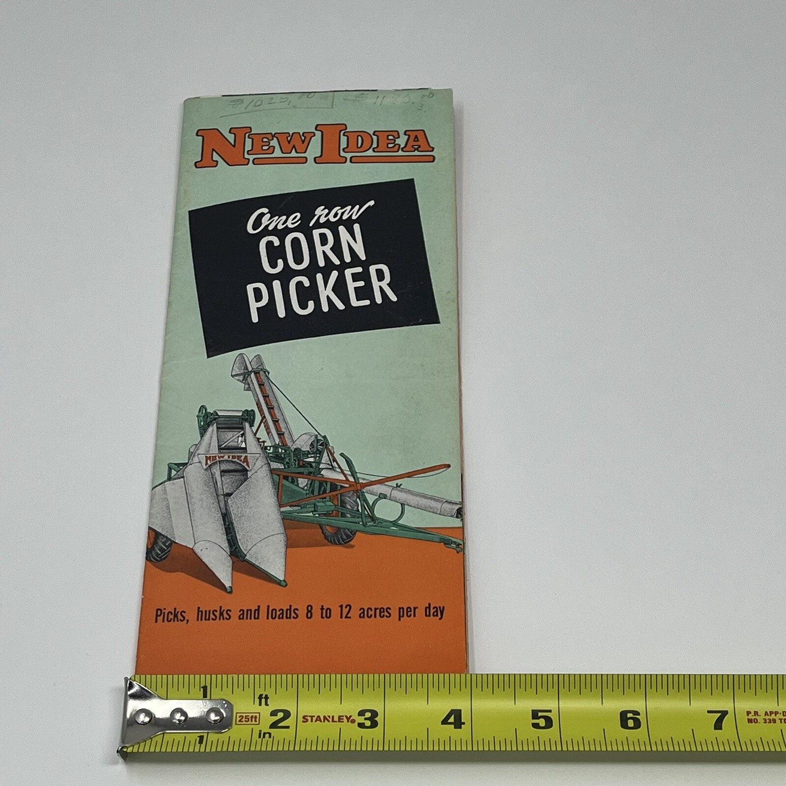 1930&rsquo;s New Idea One Row Corn Picker Brochure Booklet Pamphlet