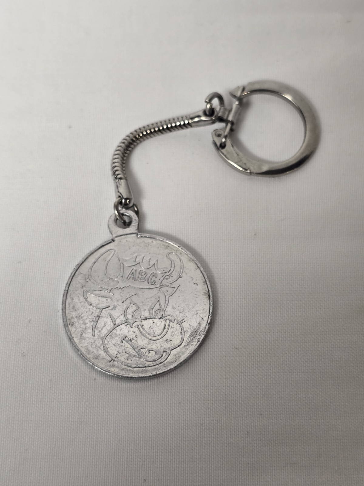 VINTAGE BULL BREEDED ABC ATLANTIC BREEDERS COOPERATIVE TOTAL SERVICE KEYCHAIN