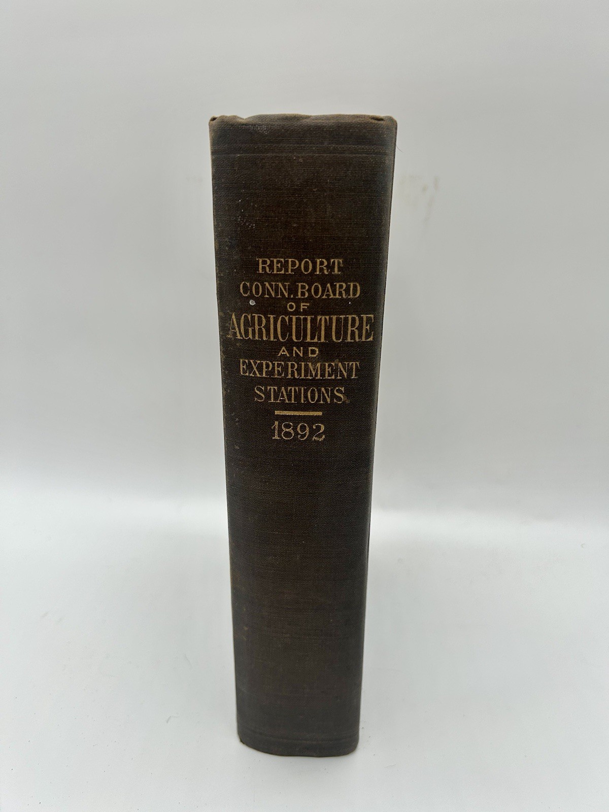 Report of Connecticut Board of Agriculture & Experiment Stations 1892 Antique
