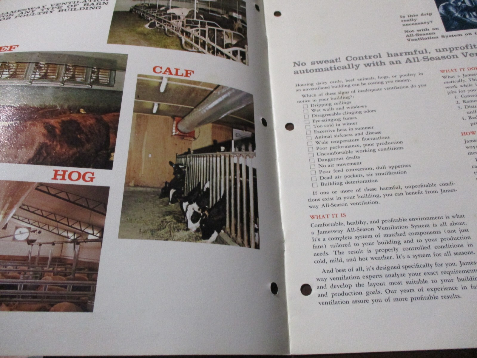 Butler Jamesway, & « Rigid Frame » Buildings, Sales Brochures, 2 items