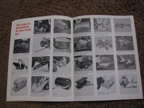 Bolens Husky 1050 specification catalog ***Original***VINTAGE